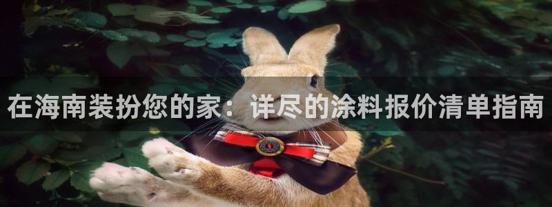 和记官网登陆：在海南装扮您的家：详尽的涂料报价清单指南