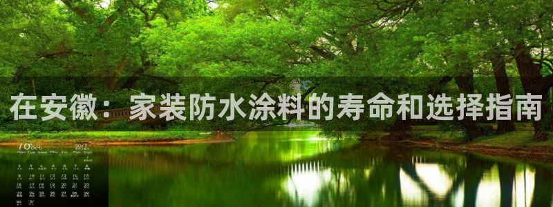 和记官方直营注册：在安徽：家装防水涂料的寿命和选择指南