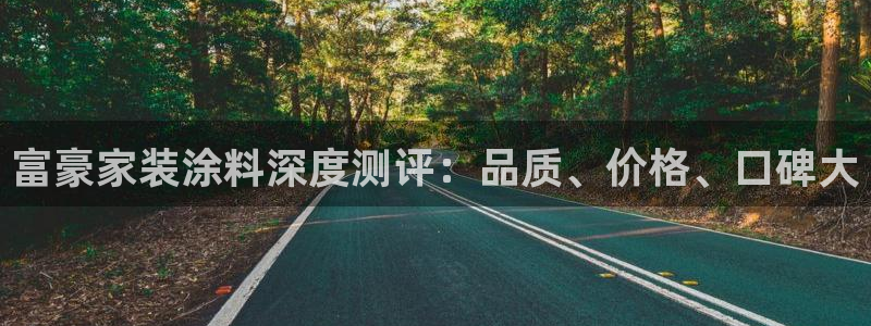 ag和记app：富豪家装涂料深度测评：品质、价格、口碑大