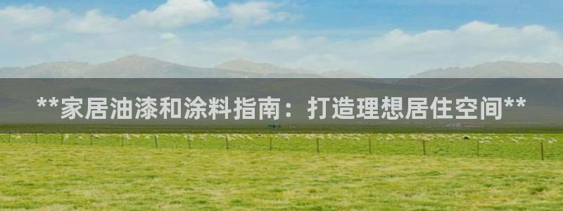 和记旗舰厅：**家居油漆和涂料指南：打造理想居住空间**