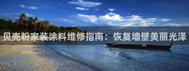 和记官方直营注册：贝壳粉家装涂料维修指南：恢复墙壁美丽光泽