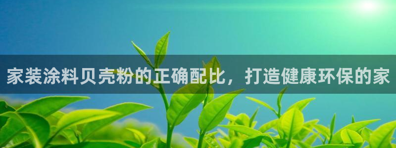 和记ag旗舰厅app：家装涂料贝壳粉的正确配比，打造健康环保的家
