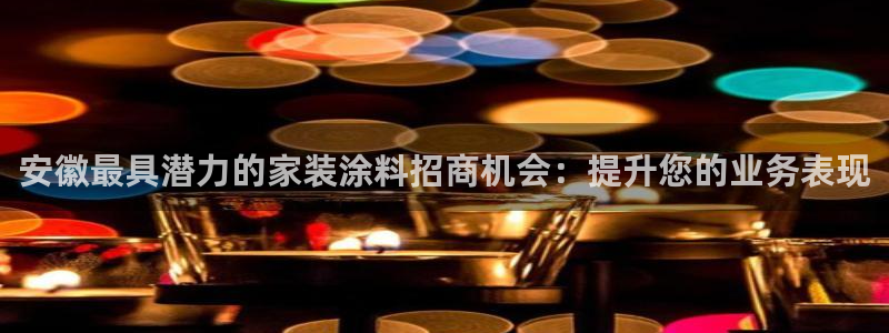 江苏和记餐饮有限公司：安徽最具潜力的家装涂料招商机会：提升您的业务表现