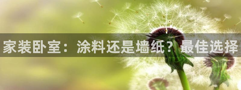 和记Ag：家装卧室：涂料还是墙纸？最佳选择