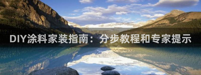和记平台怎么样：DIY涂料家装指南：分步教程和专家提示