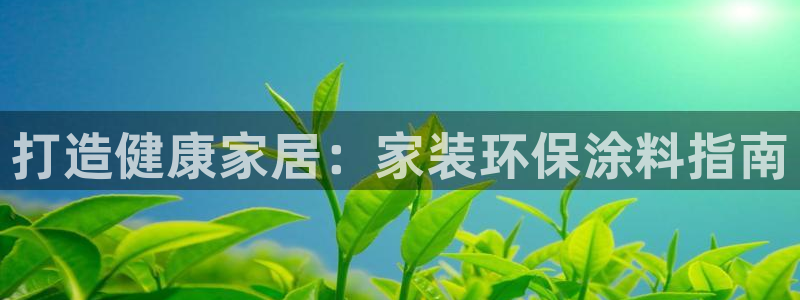 和记国际电讯市值：打造健康家居：家装环保涂料指南