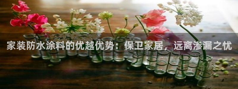 和记2017app：家装防水涂料的优越优势：保卫家居，远离渗漏之忧