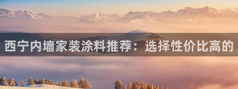 和记5g电讯：西宁内墙家装涂料推荐：选择性价比高的