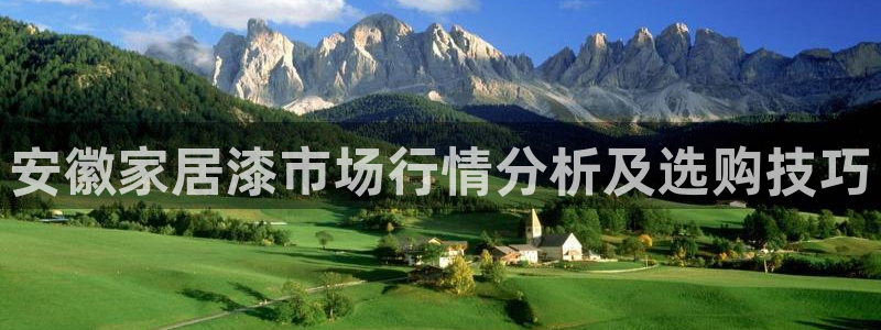 和记官网登录：安徽家居漆市场行情分析及选购技巧