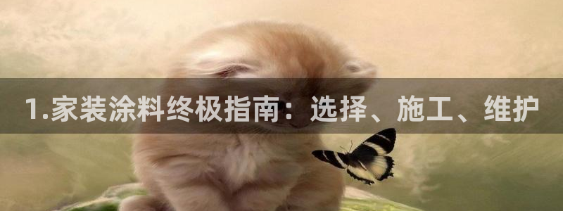 和记 中国首页：1.家装涂料终极指南：选择、施工、维护